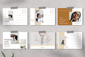 Moodboard Postcard Templates