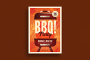 Autumn BBQ Party Flyer, a Flyer Template by Guuver (Thumbnail 1 of 3)