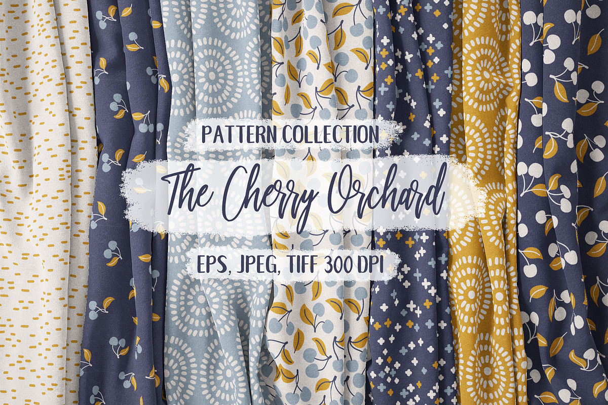 Cherry Orchard. Seamless Patterns, a Pattern Graphic by MagicForestory (Photo 1 of 8)