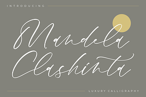 Mandela Clashinta Luxury Calligraphy