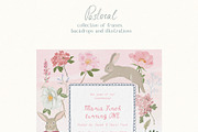 Cottagecore PNG Frames Illustrations, a Decorative Illustration by whiteheartdesign (Thumbnail 17 of 19)