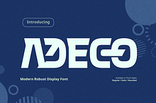 Adeco - Robust Display Font