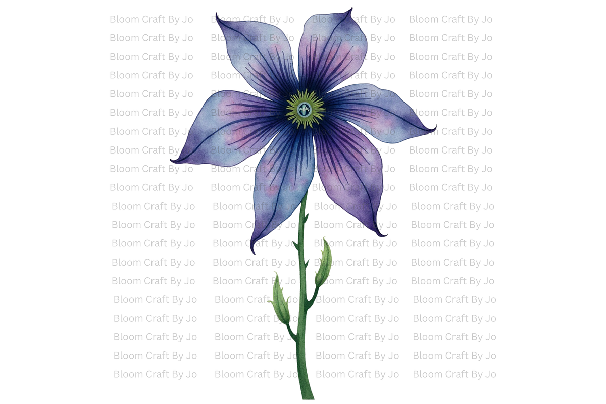 Monkshood Blooms, a Decorative Illustration by Bloom Craft Creations (Photo 1 of 12)