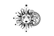 Sun Moon Celestial Mandala Bundle, an Illustration by Gaye Art (Thumbnail 27 of 31)