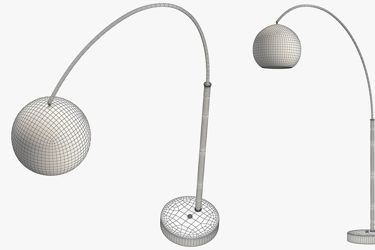 Joybird Archer Floor Lamp, a Light 3D Model by 3dmitruk (Photo 11 of 11)