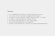 Code Saver, a Sans Serif Font by Dharma Type (Thumbnail 10 of 11)