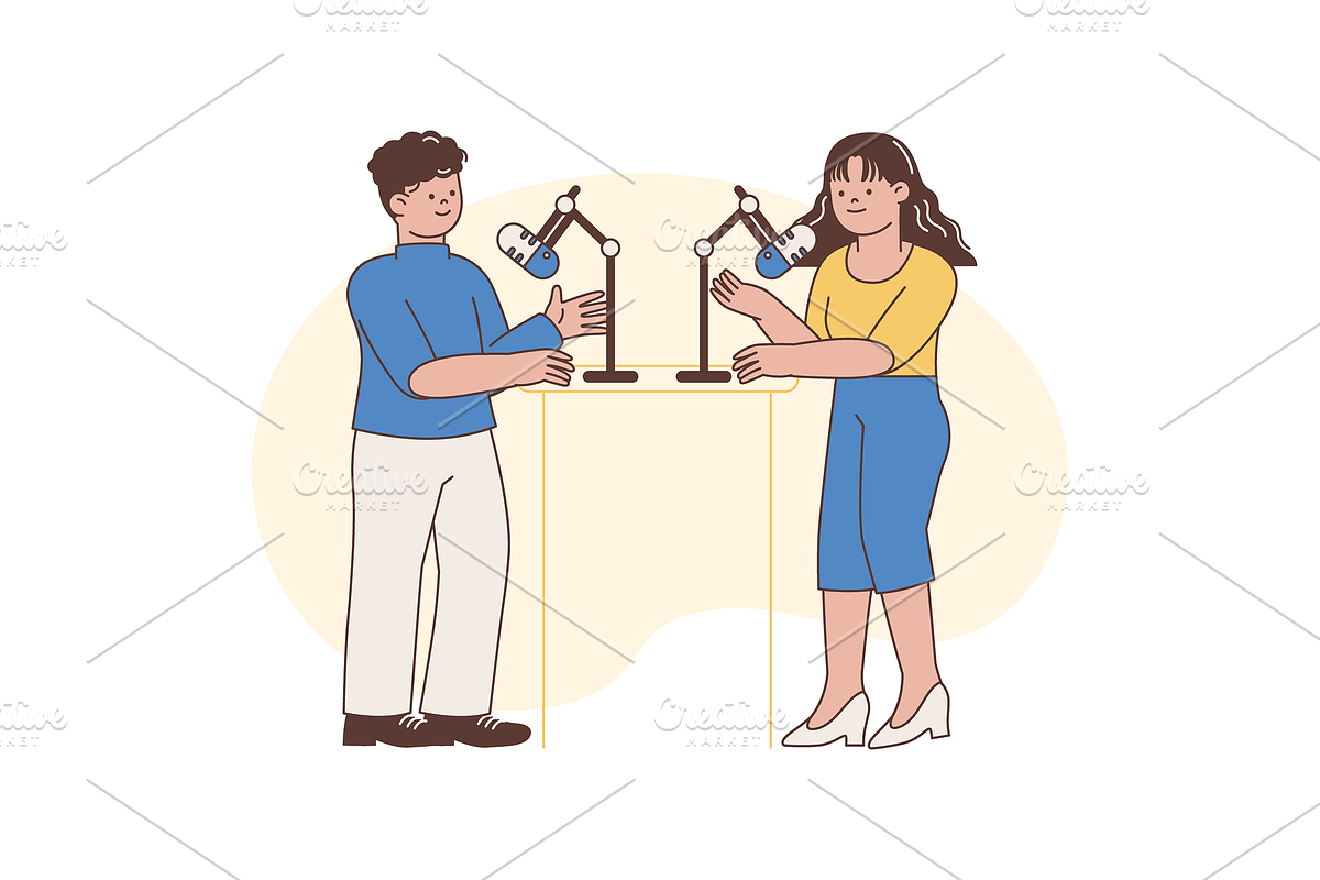 Live Stream & Podcast Illustration, an Object Graphic by Jump Studio (Photo 6 of 12)