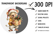 Whimsical Christmas Teddy Bear, a Seasonal Illustration by Craft Nest (Thumbnail 2 of 6)