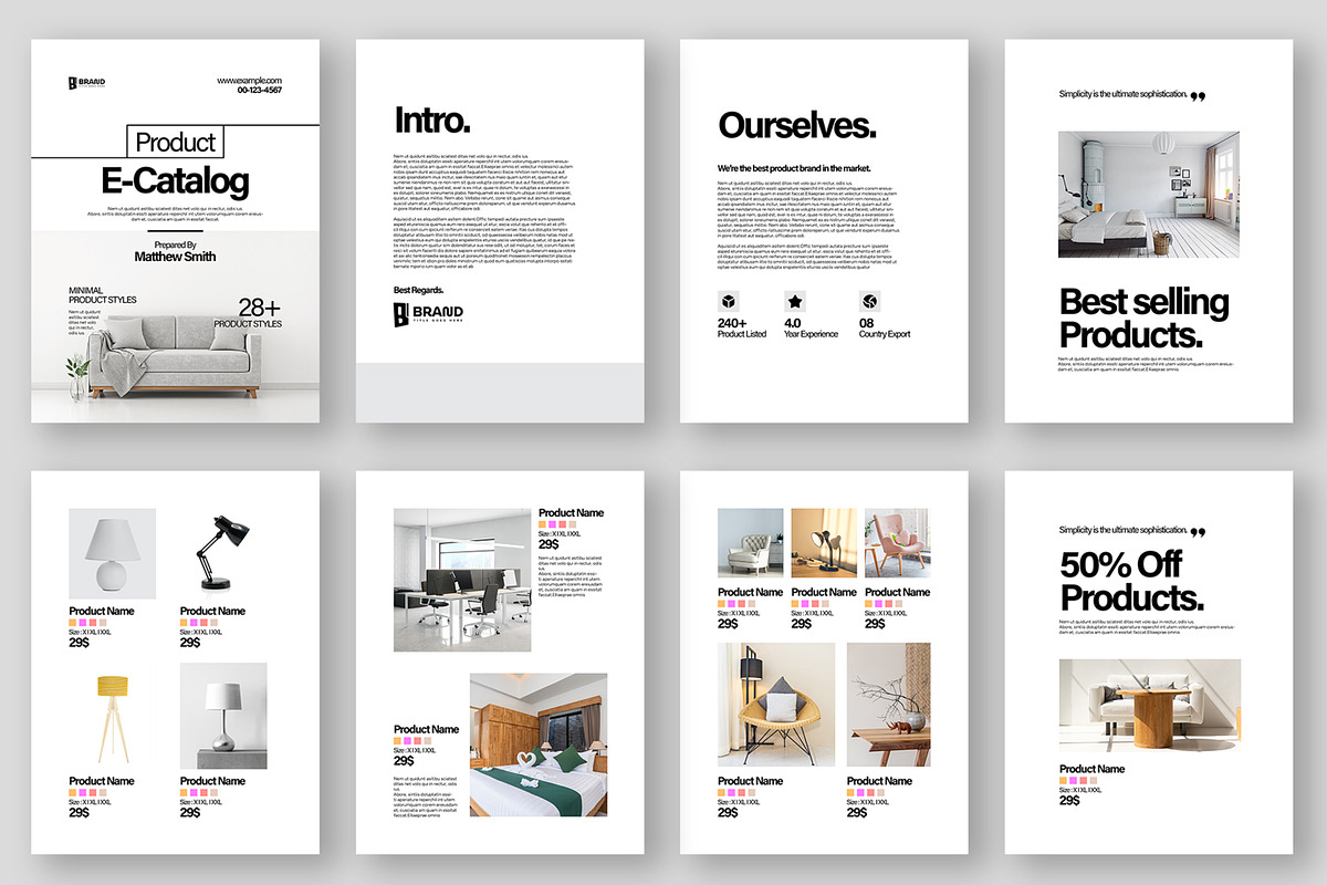Product E-Catalog Design, an UI Kit Template by ContestDesign (Photo 2 of 3)