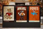 Retro Sports Animal Mascot Vol 3, an Animal Illustration by bazzier_graphik (Thumbnail 7 of 7)