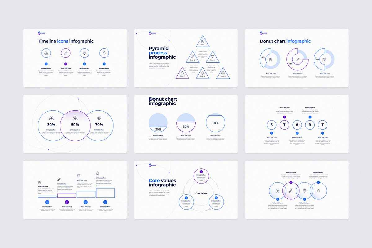CRYPTO Powerpoint Template (Light), a Presentation Template by ShapeSlide (Photo 11 of 17)