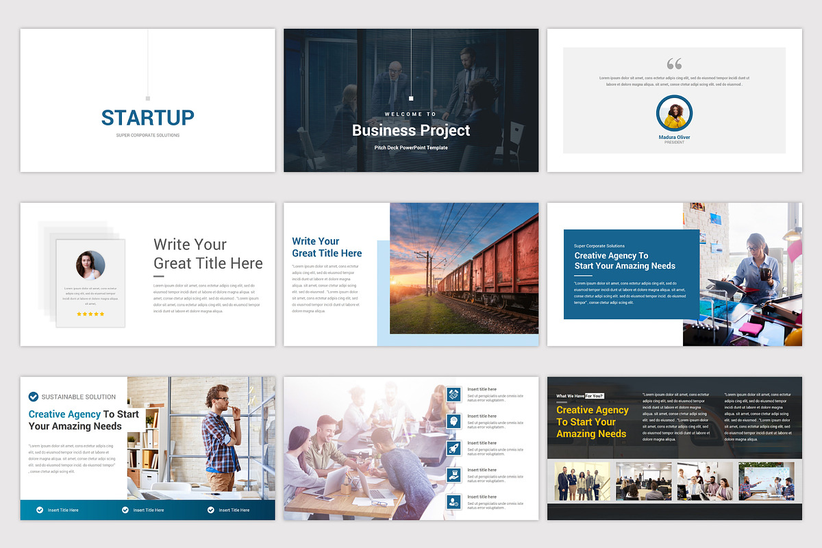 Best Startup Keynote Template, a Presentation Template by SlideOne (Photo 4 of 12)