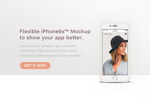 iPhone™ Minimal Banner Mockup