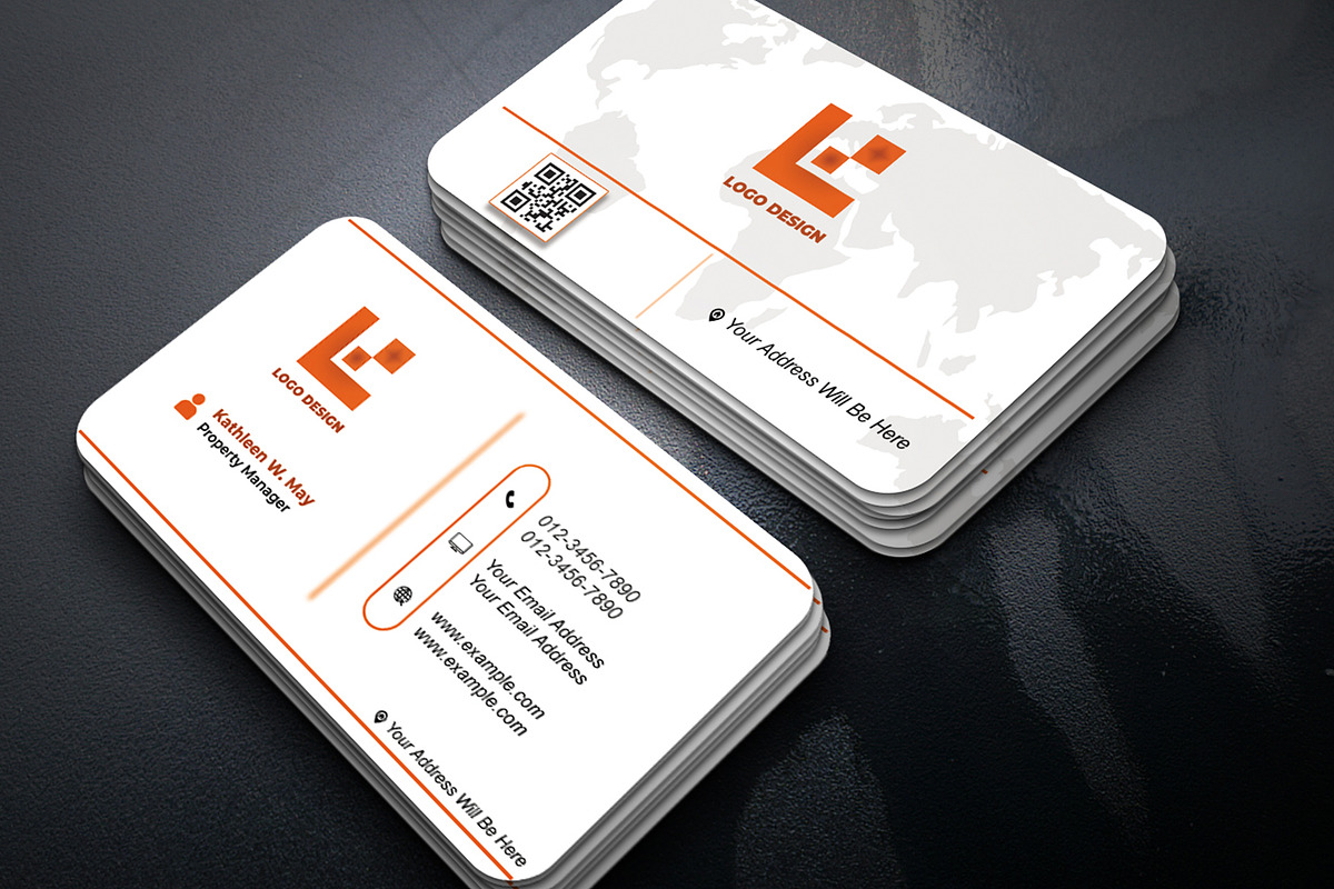 Monochrome Business Card PSD