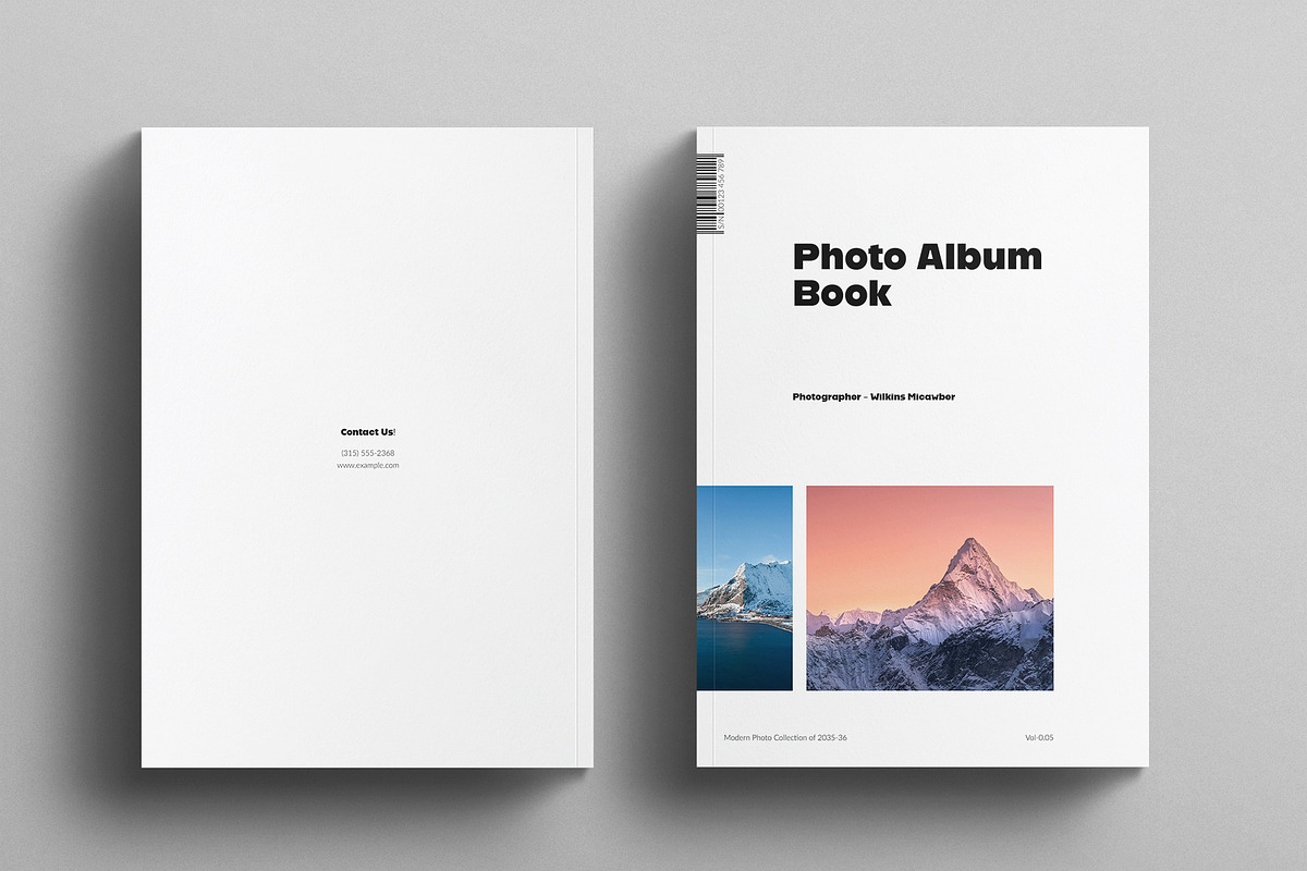 Photo Album Book Template, a Brochure Template by E-Type (Photo 7 of 7)