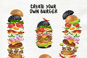Burger Creator, a Decorative Illustration by Margo Miller (Thumbnail 6 of 31)