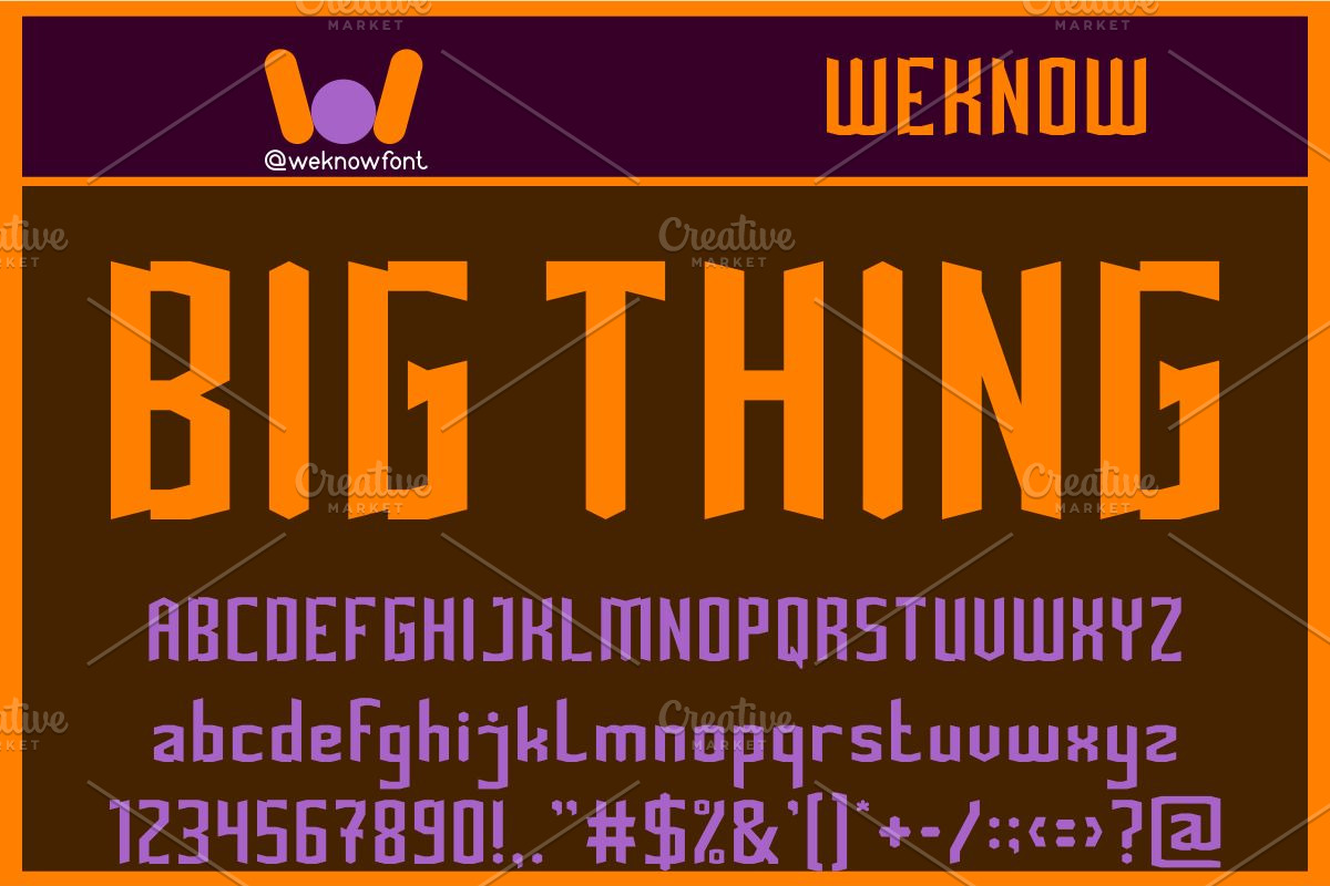 High Consequences font, a Font by weknow (Photo 3 of 8)