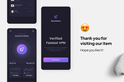 Servidora - VPN App Design, an UI Kit Template by Panen Creative (Thumbnail 3 of 3)