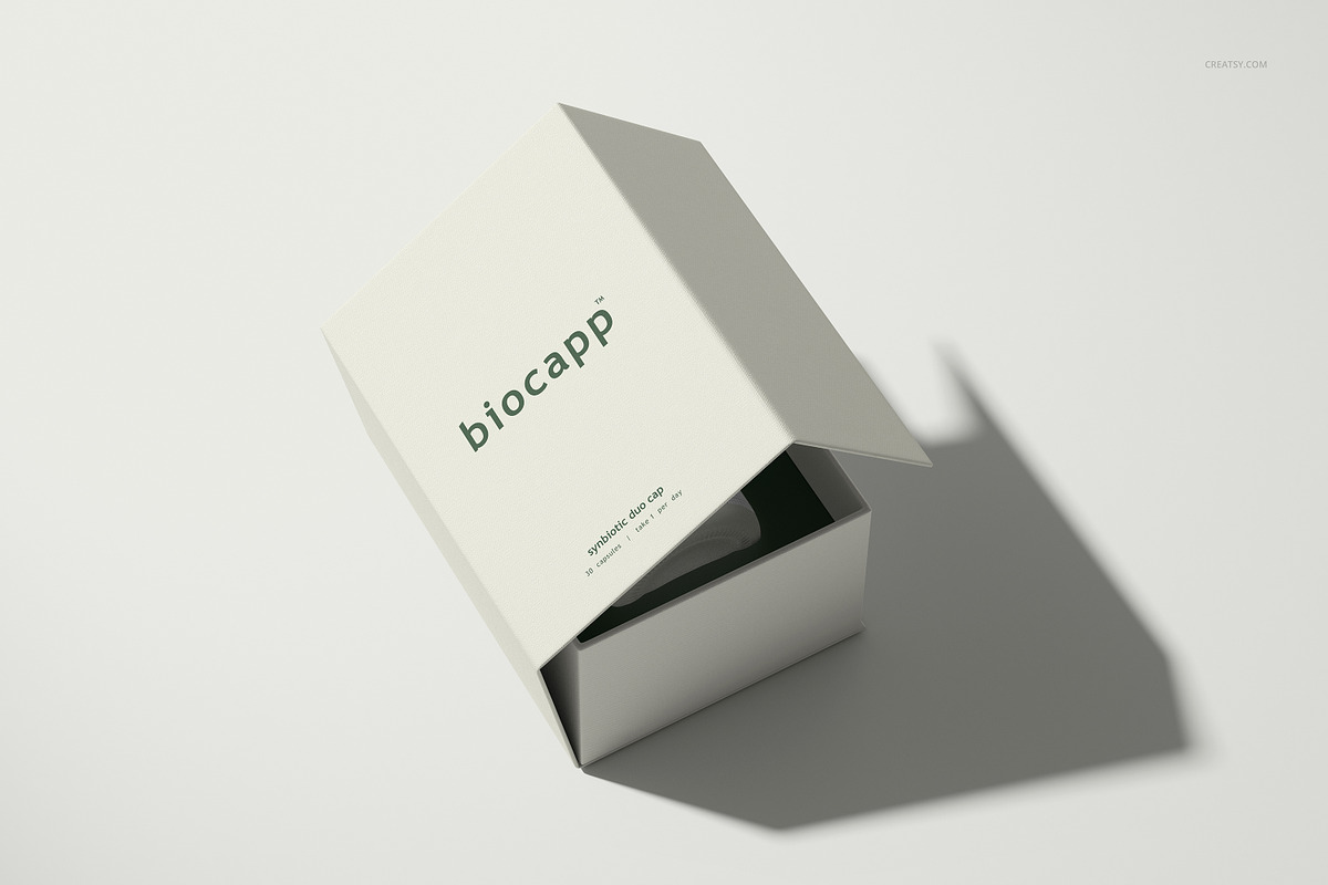 Beauty Capsules Cosmetics Box Mockup, a Packaging Mockup by creatsy5 (Photo 8 of 11)