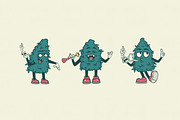 Retro Cannabis Illustration, an Object Illustration by Decoconio Design (Thumbnail 2 of 7)