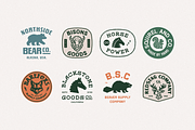 Animal & Outdoor Badges Vol. 2, a Branding & Logo Template by Skilline Supply Co. (Thumbnail 2 of 11)