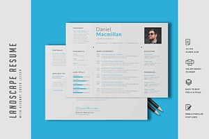 348. Landscape Resume Template