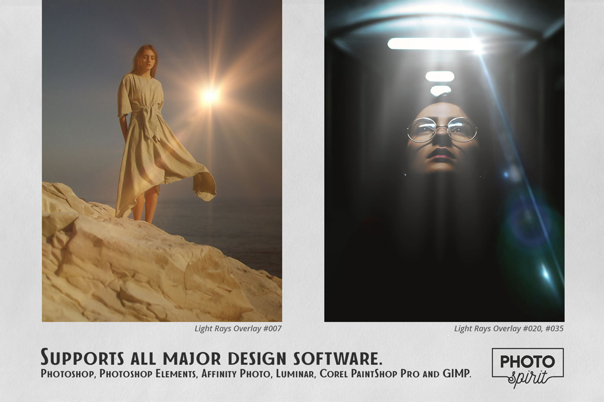 Light Rays Effect Overlays, a Brushes & More by PhotoSpirit (Photo 5 of 10)