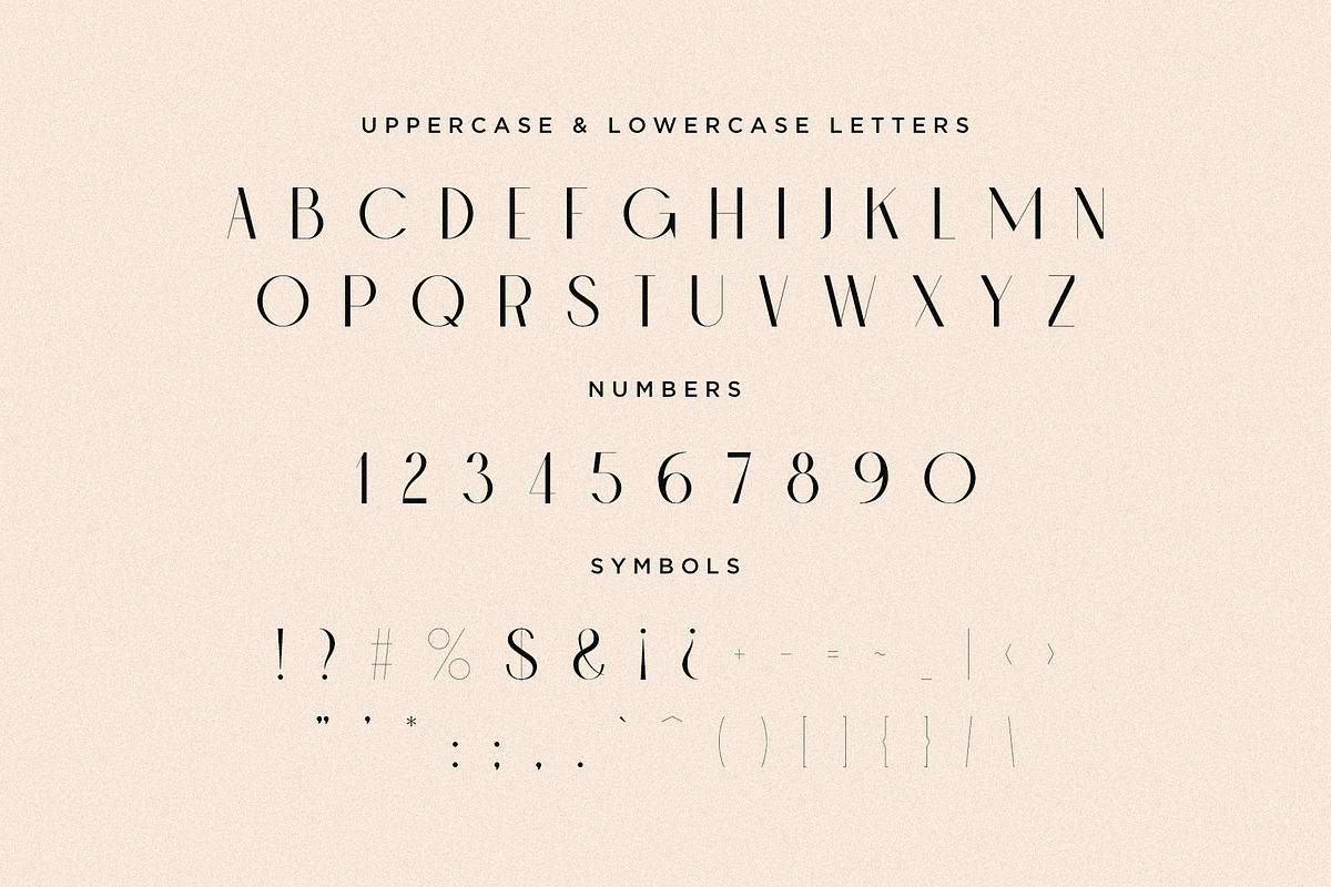 Chic - Elegant & Modern Sans Serif, a Sans Serif Font by Mikhail Fukurou (Photo 10 of 13)