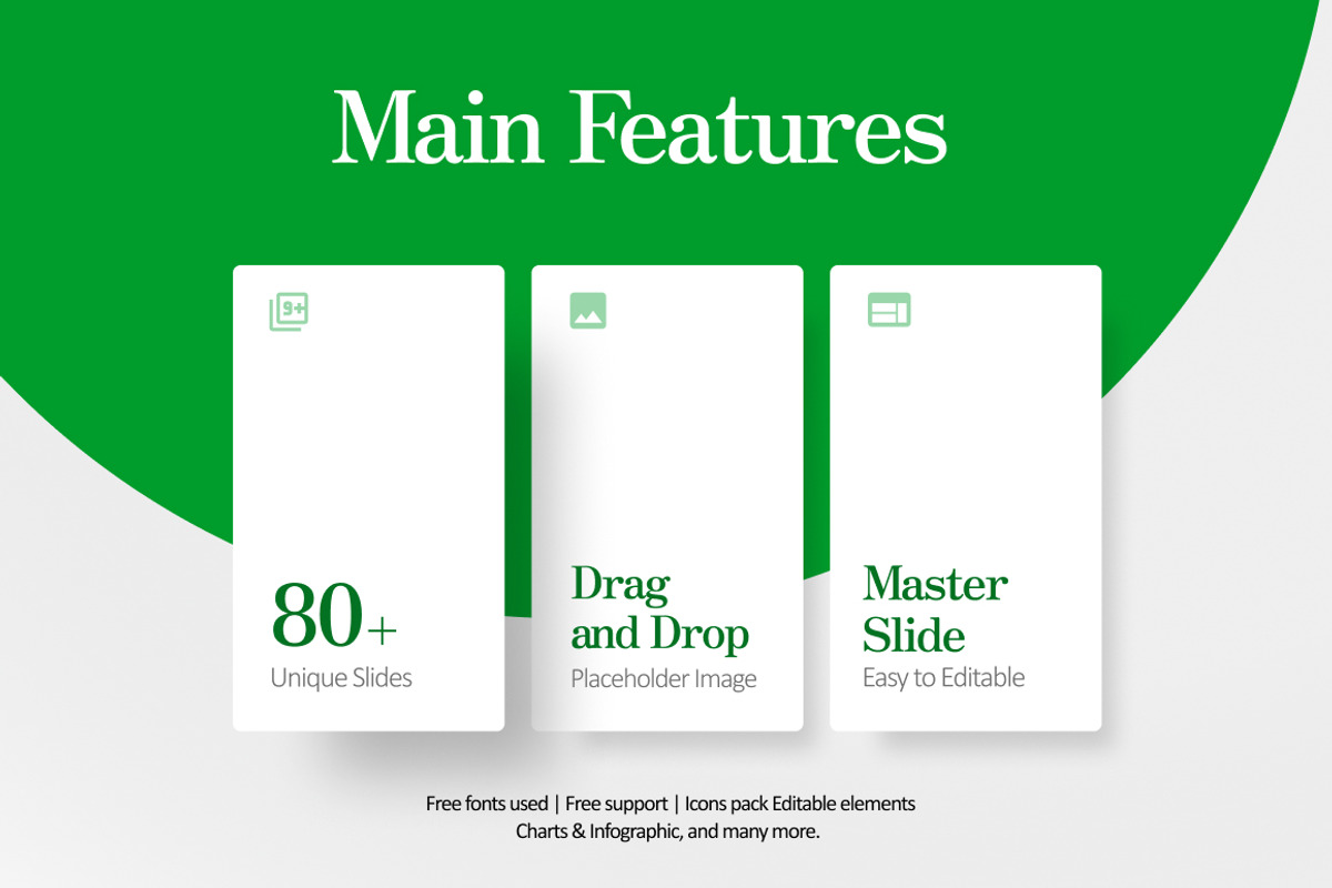 Green Glass PowerPoint Template, a Presentation Template by Brandearth RRGraph (Photo 2 of 7)