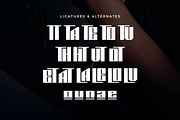Metalora – Geometric Display Font, a Sans Serif Font by Artiveko (Thumbnail 5 of 8)