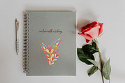 Folk Valentines Watercolor, a Decorative Illustration by Catch the Dream Art (Thumbnail 7 of 8)