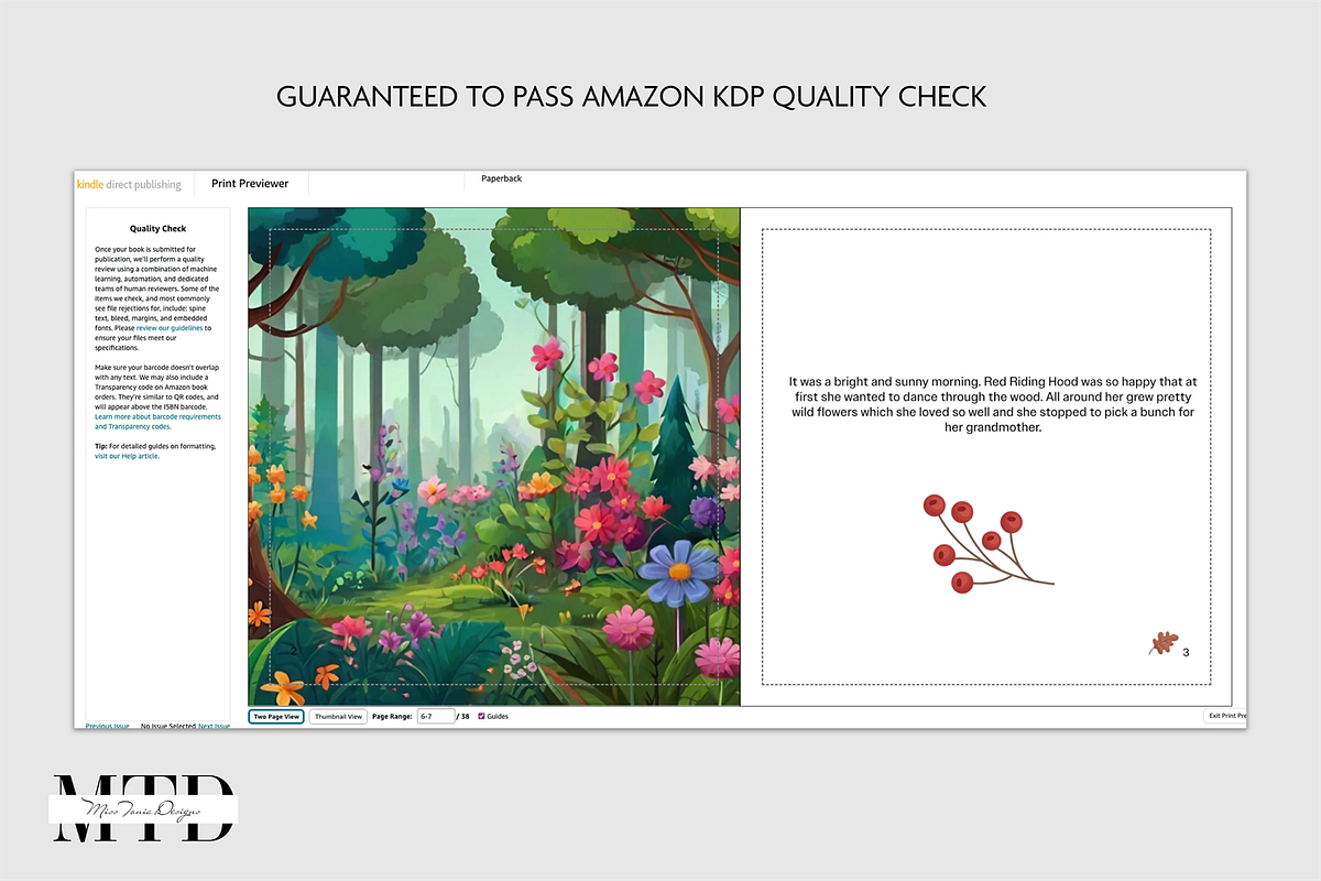 8.5x8.5 Children's Book Template, a Templates & Theme by Ms Tonia Designs (Photo 7 of 8)