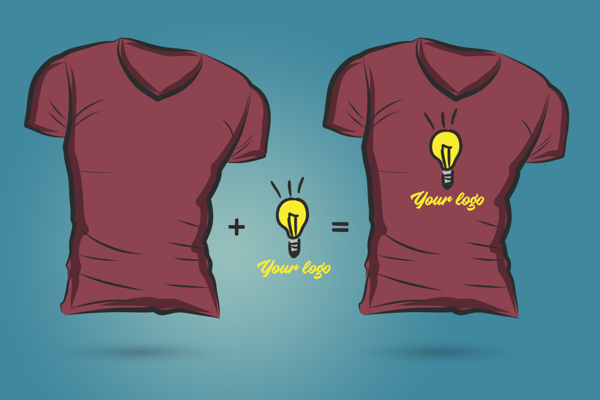 16 Hand-drawn vector tshirt template, a Shirt Mockup by Beerlogoff (Photo 2 of 4)