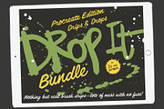 Procreate ink drips brushes, a Brush Add-On by Itsmesimon (Thumbnail 1 of 5)