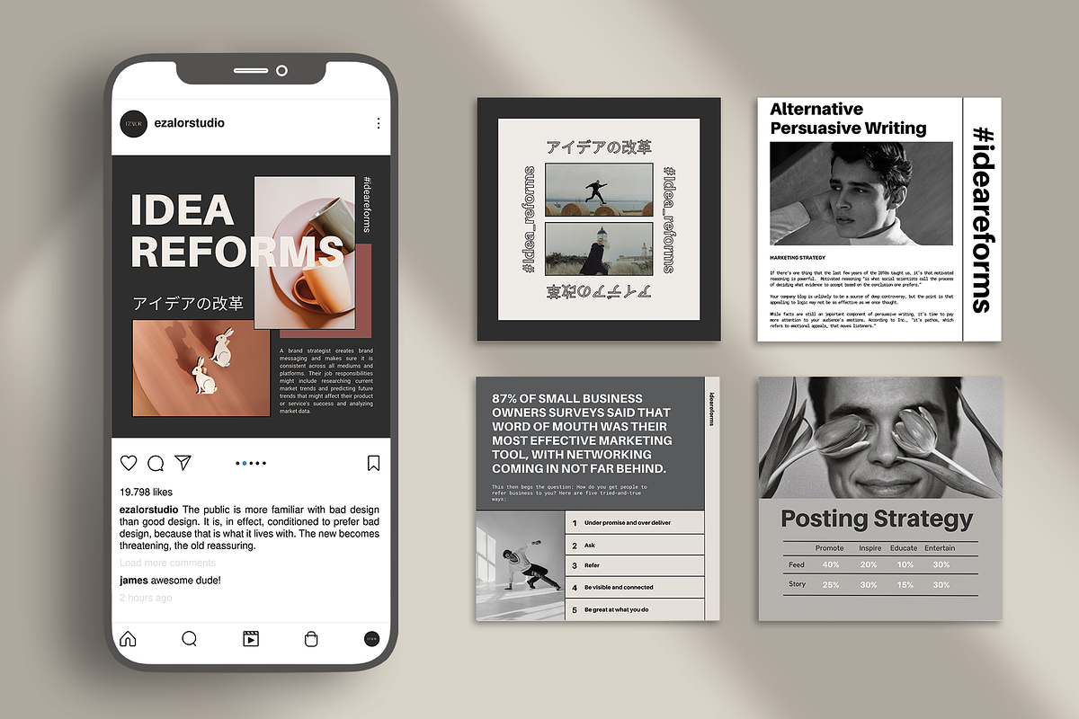 MESA Marketing Kit, a Social Media Template by Analogi Studio (Photo 7 of 9)