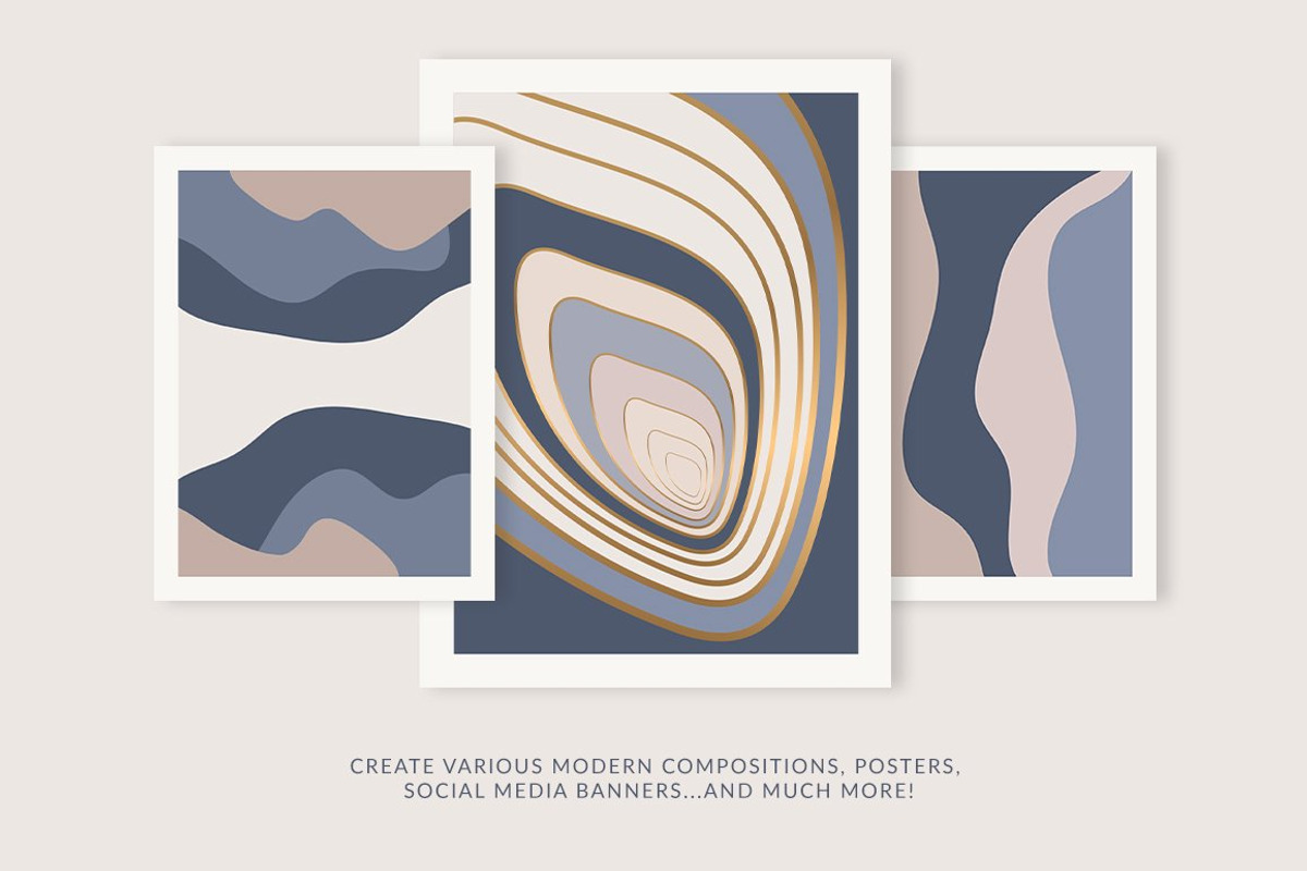 ABSTRACT BUNDLE, a Decorative Illustration by Eesome Design Studio (Photo 18 of 23)