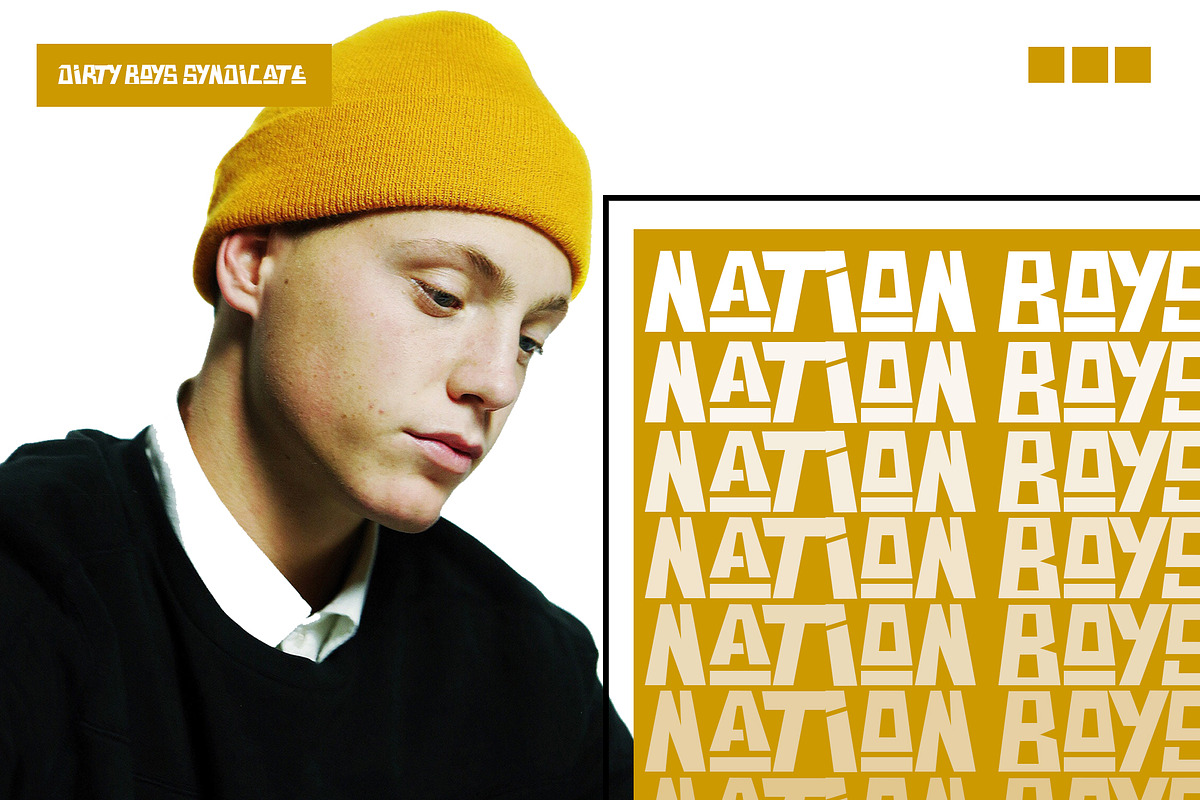 DOGTOWN ! Font | Ungeometric preview 6