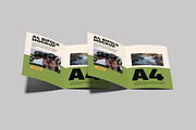 A4 Bi-Fold Brochure Mockup, an Advertising Mockup by safrizalstudio (Thumbnail 8 of 13)