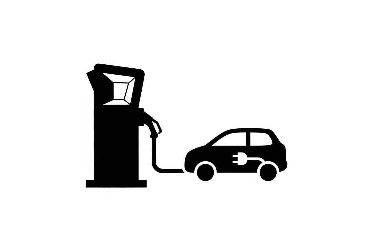 Electric Vehicle Charging Silhouette, a Graphic by musafir_fashion (Photo 14 of 22)