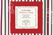 Hand Drawn Christmas Backgrounds, a Background Graphic by digital.incubator.yum (Thumbnail 4 of 8)
