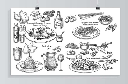 Mediterranean dishes.