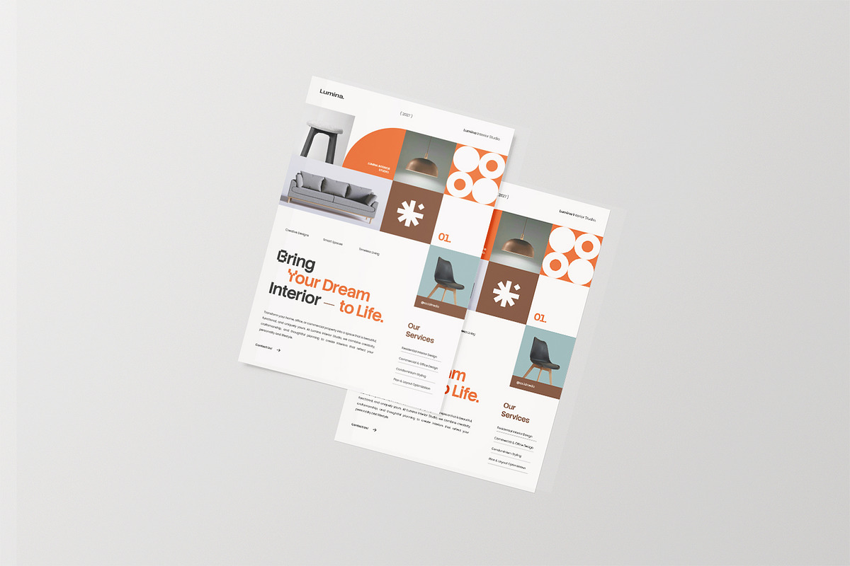 Creative Interior Design Poster, a Poster Template by StreaksideStd (Photo 4 of 4)