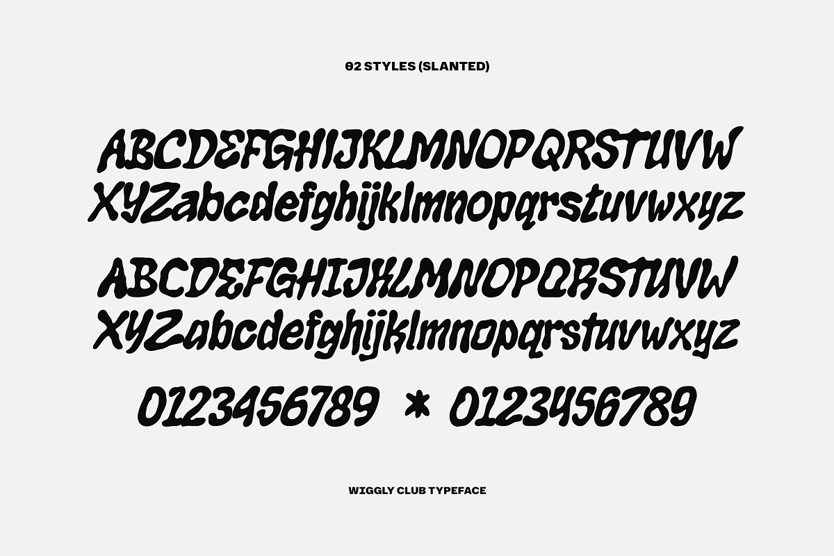 Wiggly Club Font, a Handwritten Font by Sekyra Lab (Photo 3 of 11)