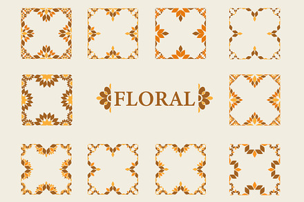 floral frame v6, a Background Graphic by sekitarief