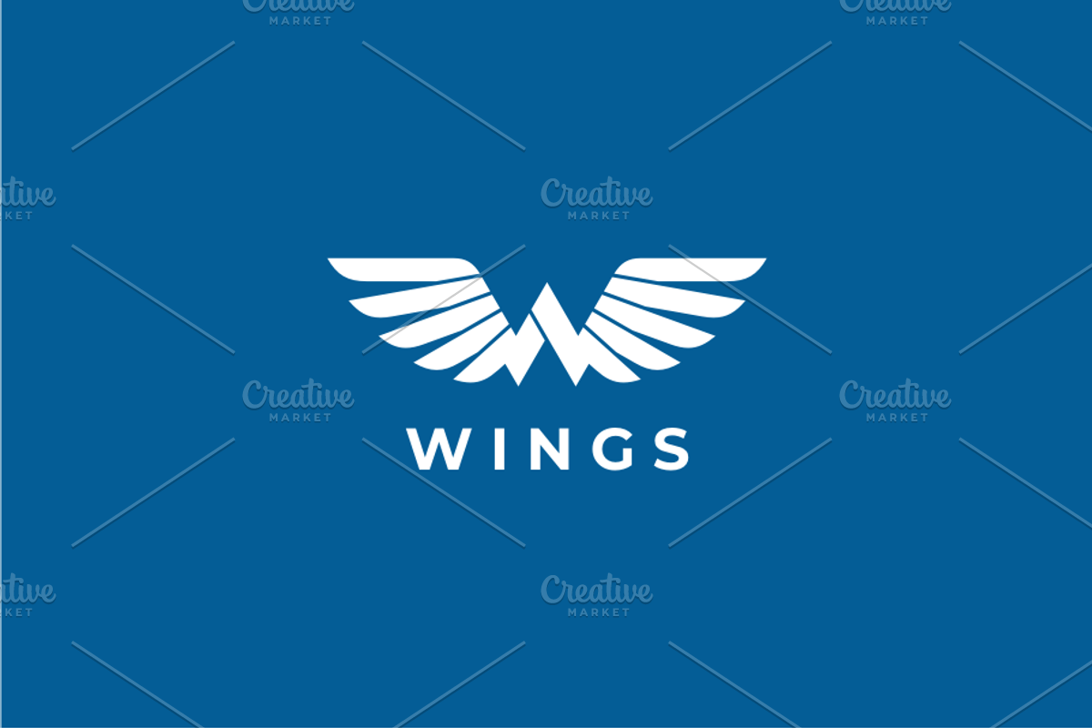 Wings Letter W Logo template, a Branding & Logo Template by yopie (Photo 2 of 3)