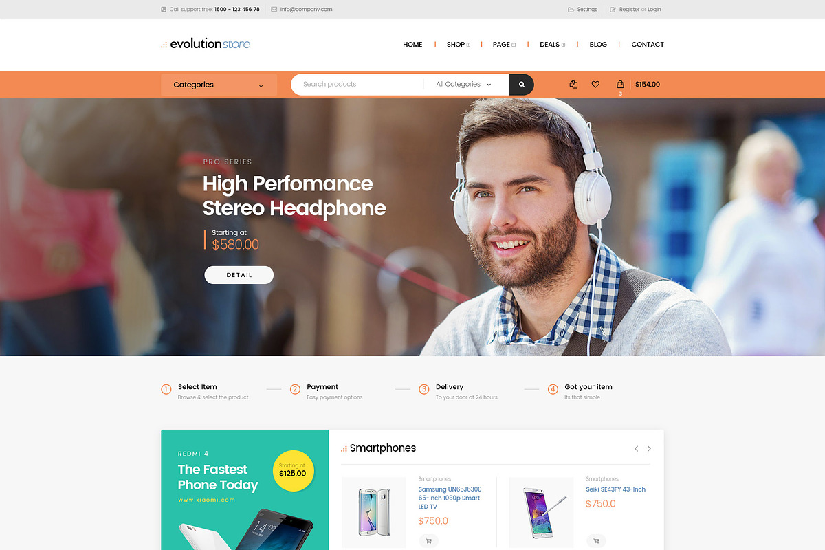 Evolution - Magento 2 Theme- 18 Demo, a Websites & App Template by Puzzthemes (Photo 1 of 12)