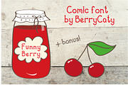 Funny Berry font, a Script Font by BerryCaty (Thumbnail 1 of 13)