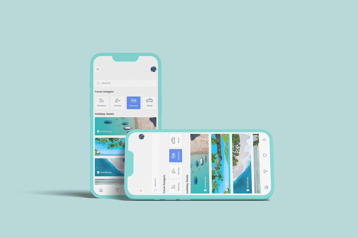Clay iPhone Pro Max Mockups, an iPhone Mockup by Graphic Aesthetic (Photo 6 of 22)