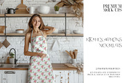 Kitchen Apron Mockups, a Household Mockup by mock-ups (Thumbnail 1 of 12)