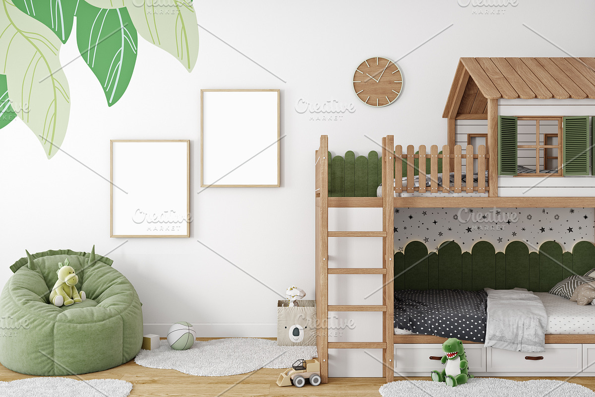 Frame Mockup Kids Bundle Boho - 28, a Poster Template by Mockup Shop (Photo 6 of 9)